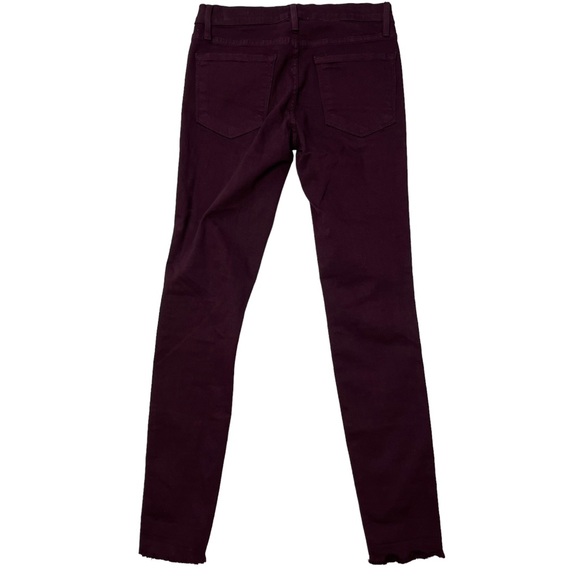 Frame Denim Jeans Le Skinny de Jeanne Mahogany Size 27 - Picture 2 of 8